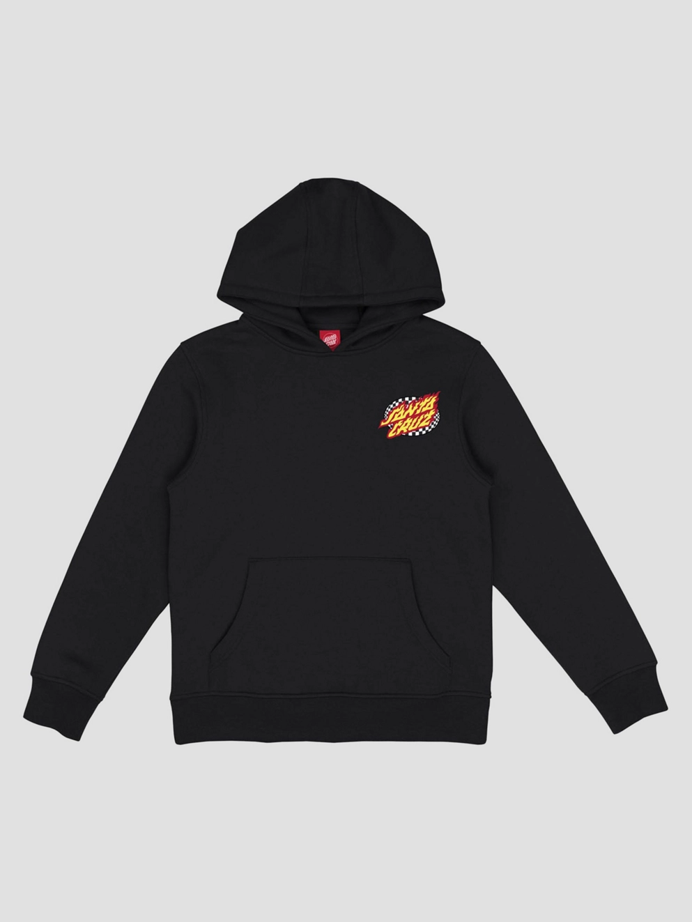 Santa Cruz Goal Flame Kids Hoodie black