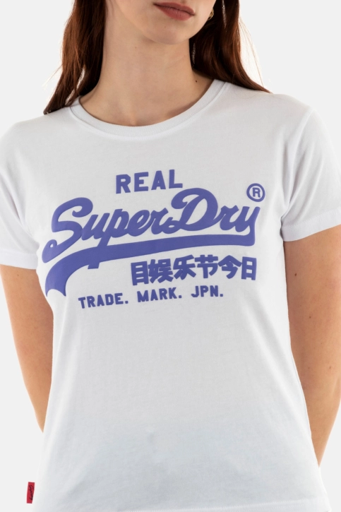 Tee shirt superdry neon vl graphic fitted 01c optic