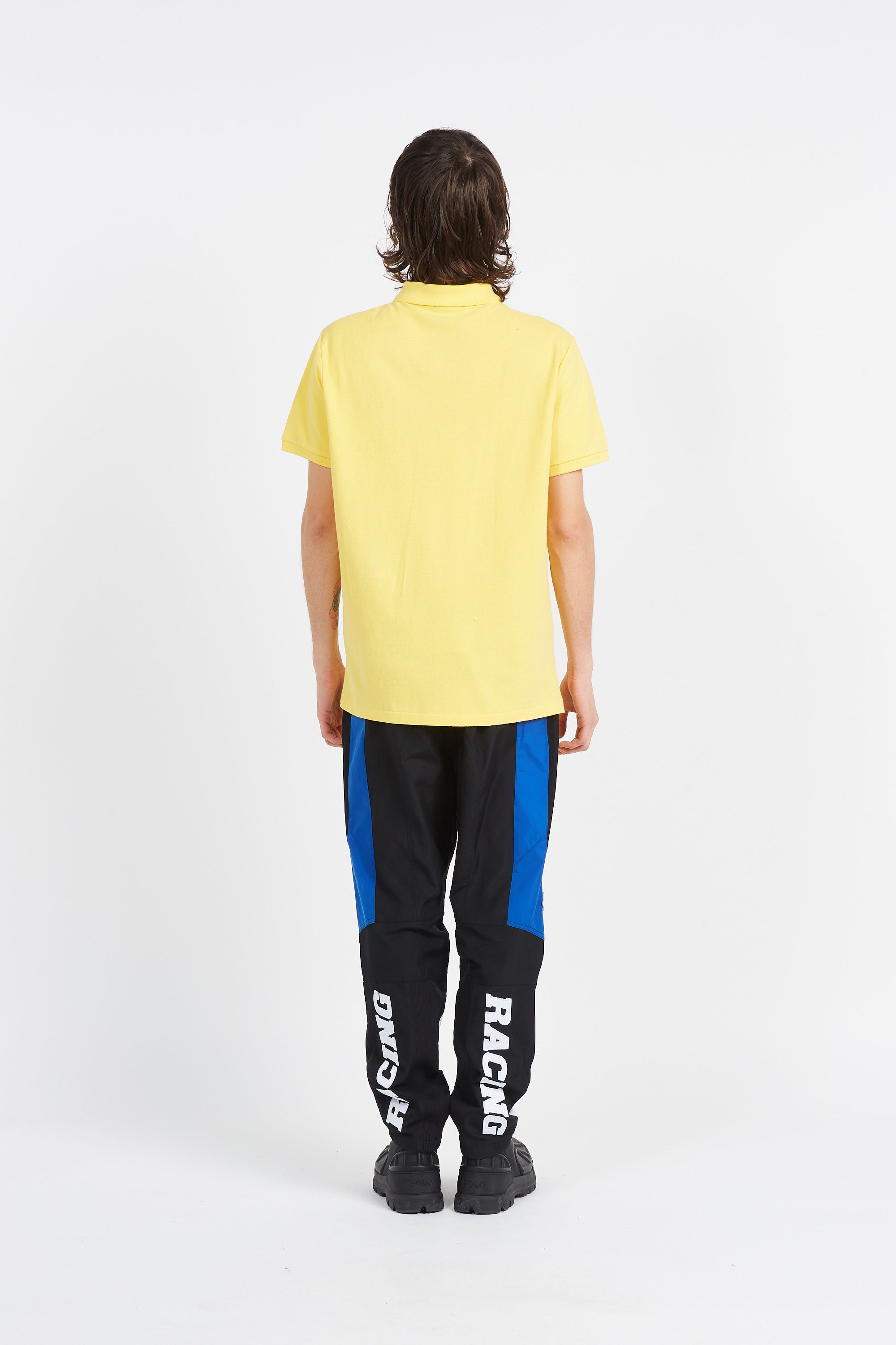 POLO RALPH LAUREN Polo BASIC MESH-SSL-KNT Jaune