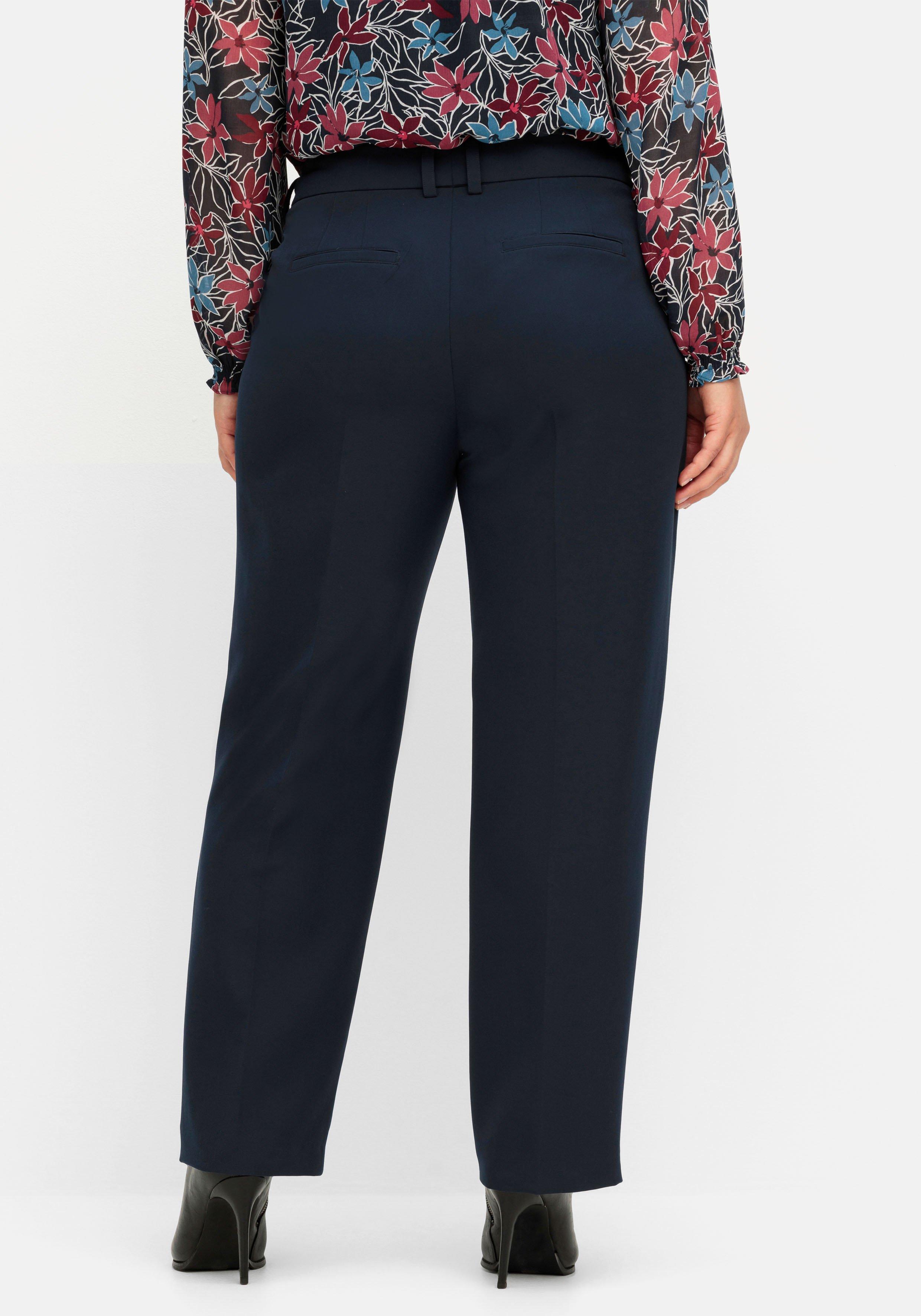 High-Waist-Hose mit Bügelfalten