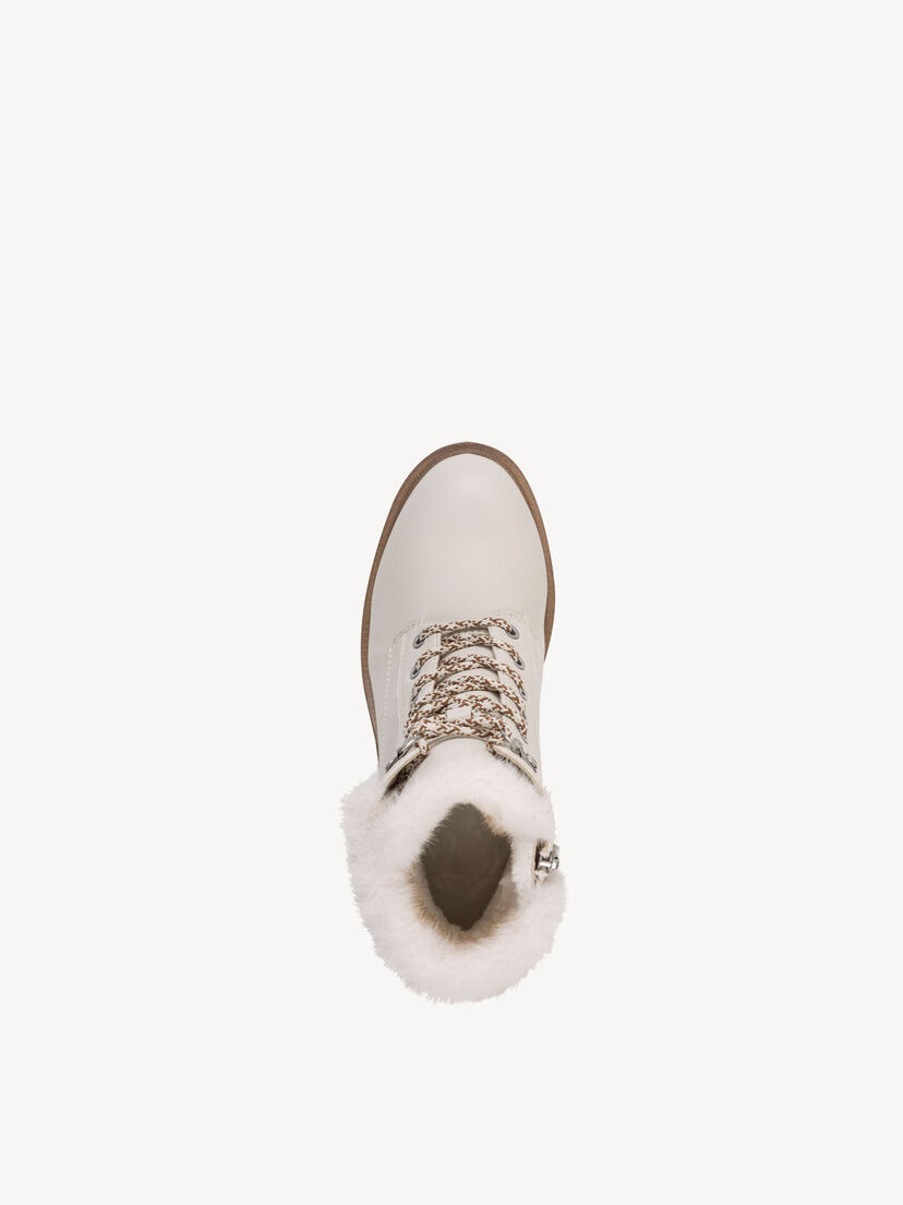 Enkellaarsje - beige warme voering