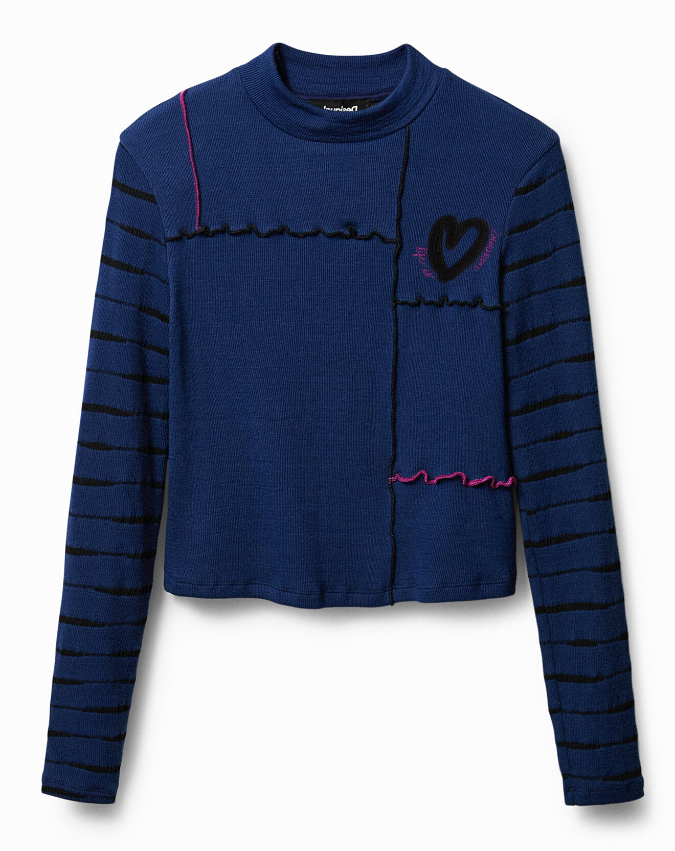 Desigual Top Seraphina bleu marine
