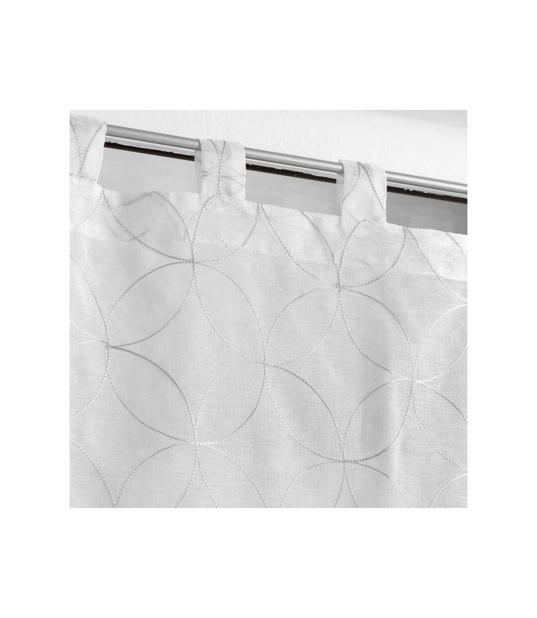Paire de Voilages Olympia 60x120cm Gris