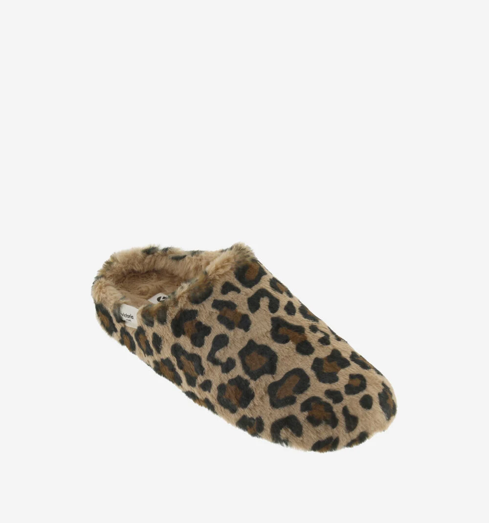 NORTE LEOPARD SLIPPERSCUERO