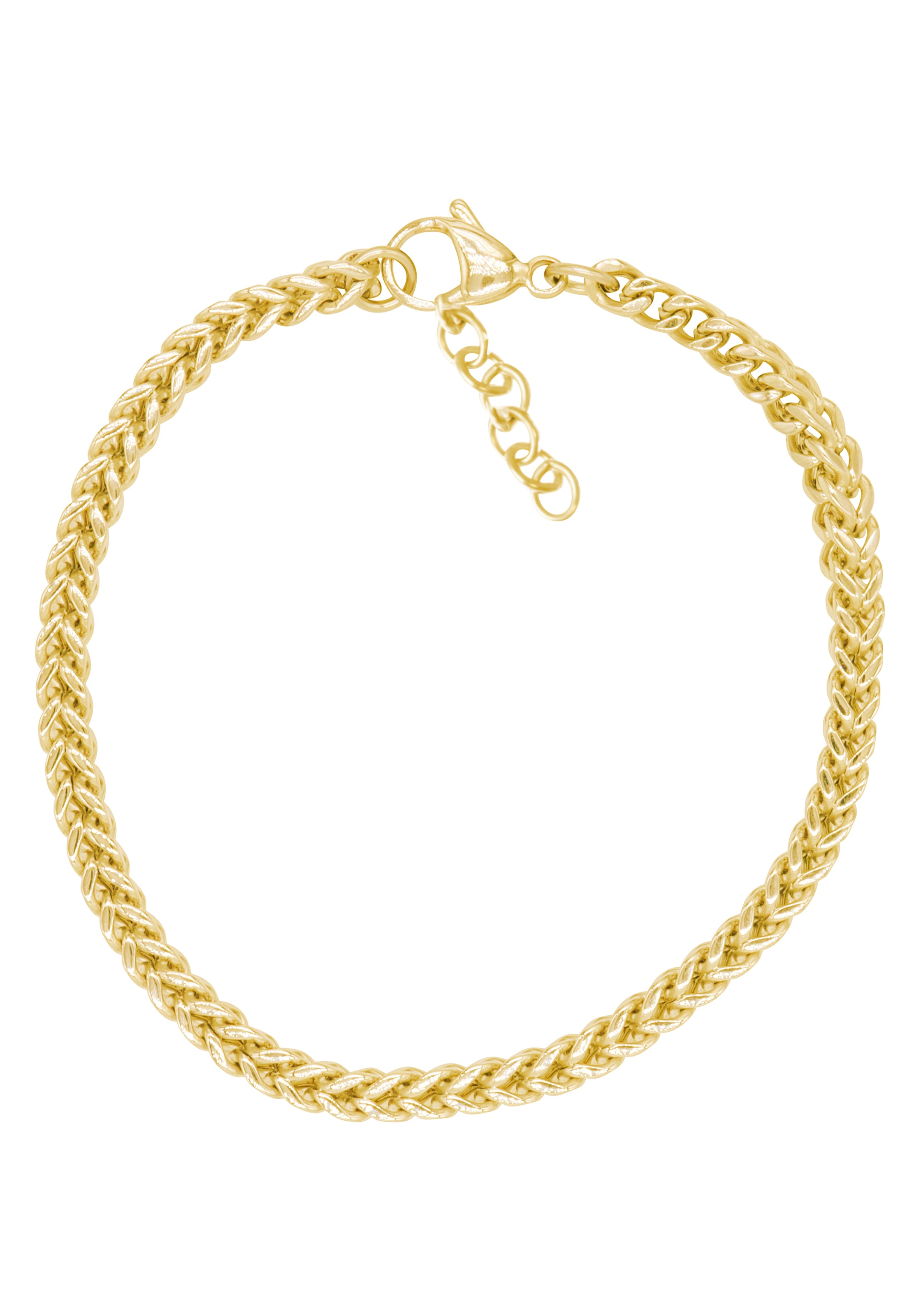 Firetti Edelstahlarmband »Schmuck Geschenk Doppelpanzerkettengliederung, 5 mm breit« Made in Germany