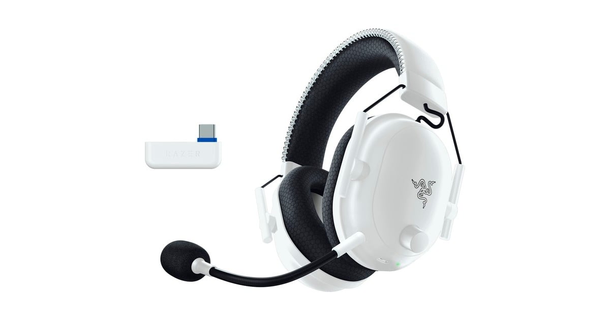 RazerBlackShark V2 Pro voor Playstation over-ear gaming headset  (Wit, Pc, PS5)