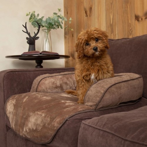 Sofá-cama Chester para animais de estimação, marrom