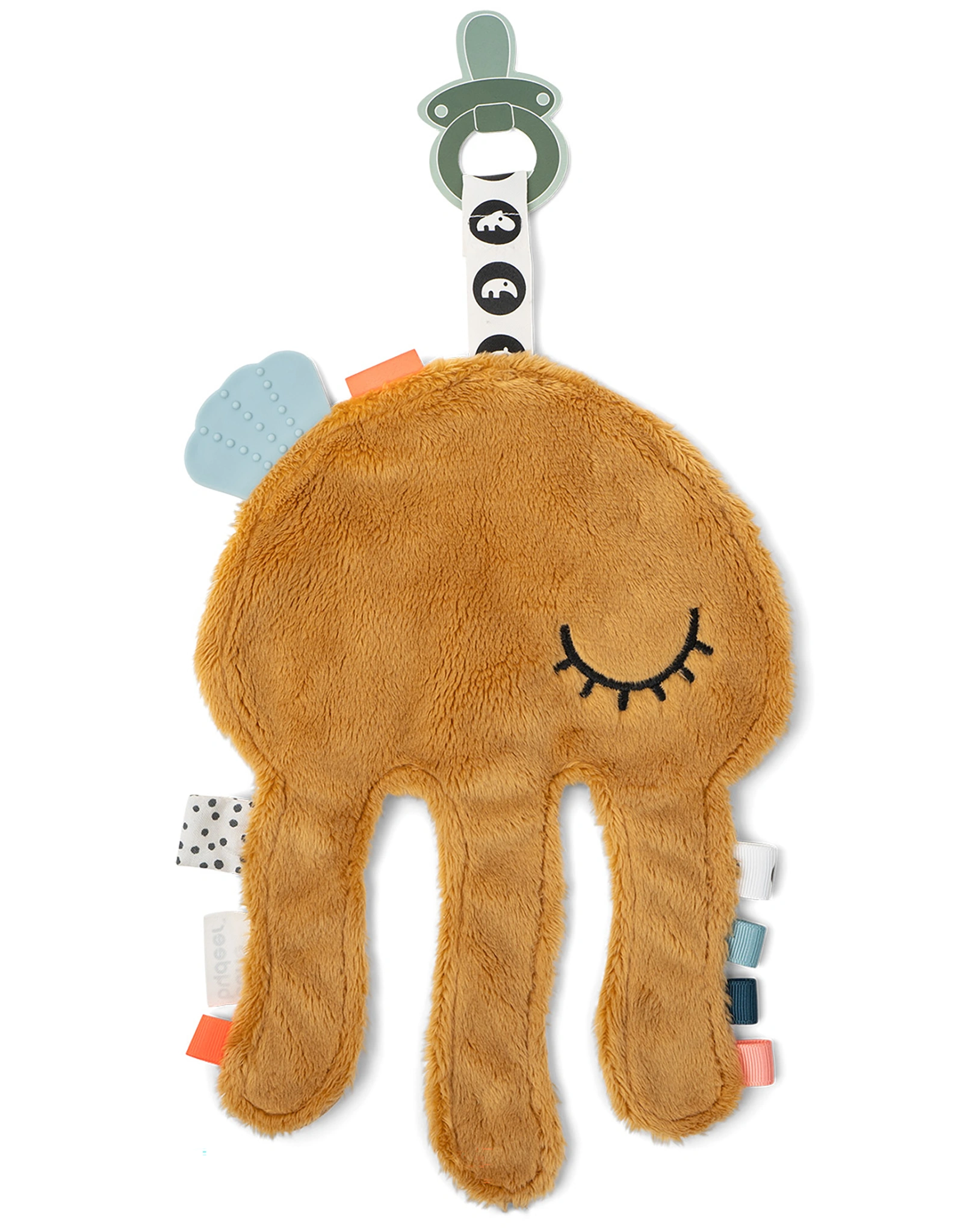 Schmusetuch COZY FRIEND - JELLY (18x26,5) in senfgelb