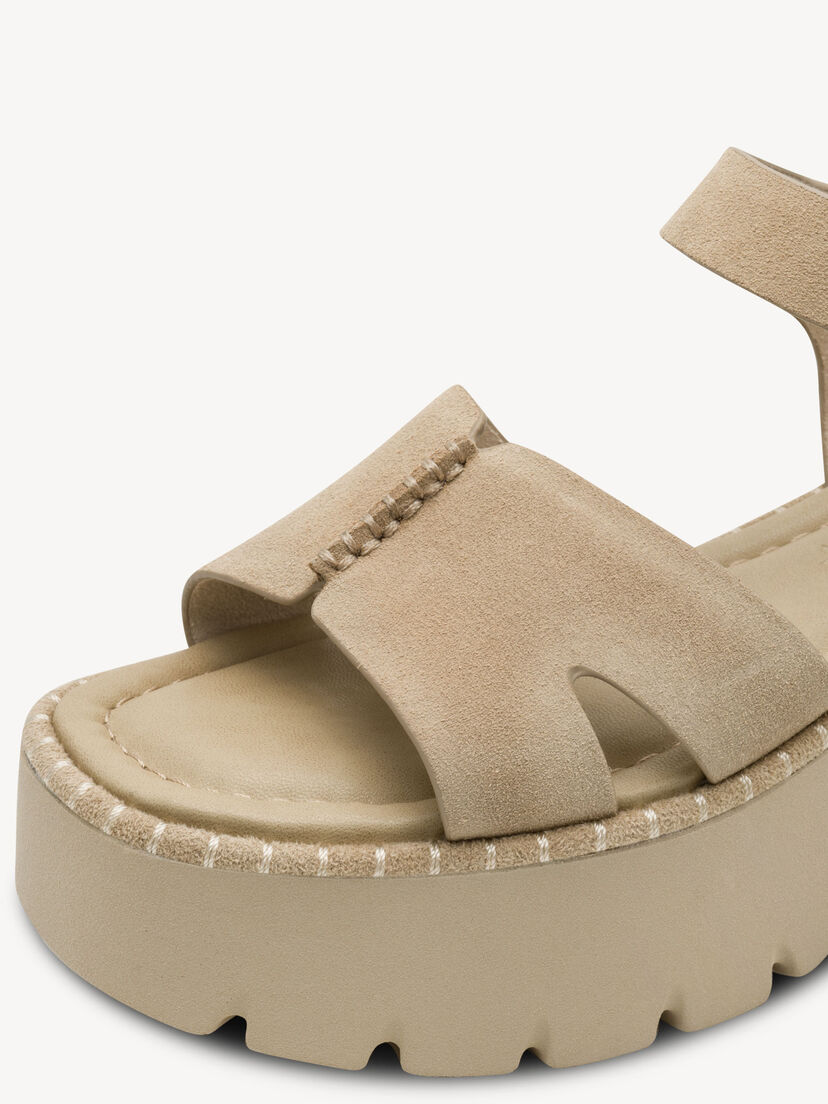 Leren Sandaaltje - beige