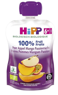 HiPP 6M  Peer Appel Mango Passievrucht 90GR