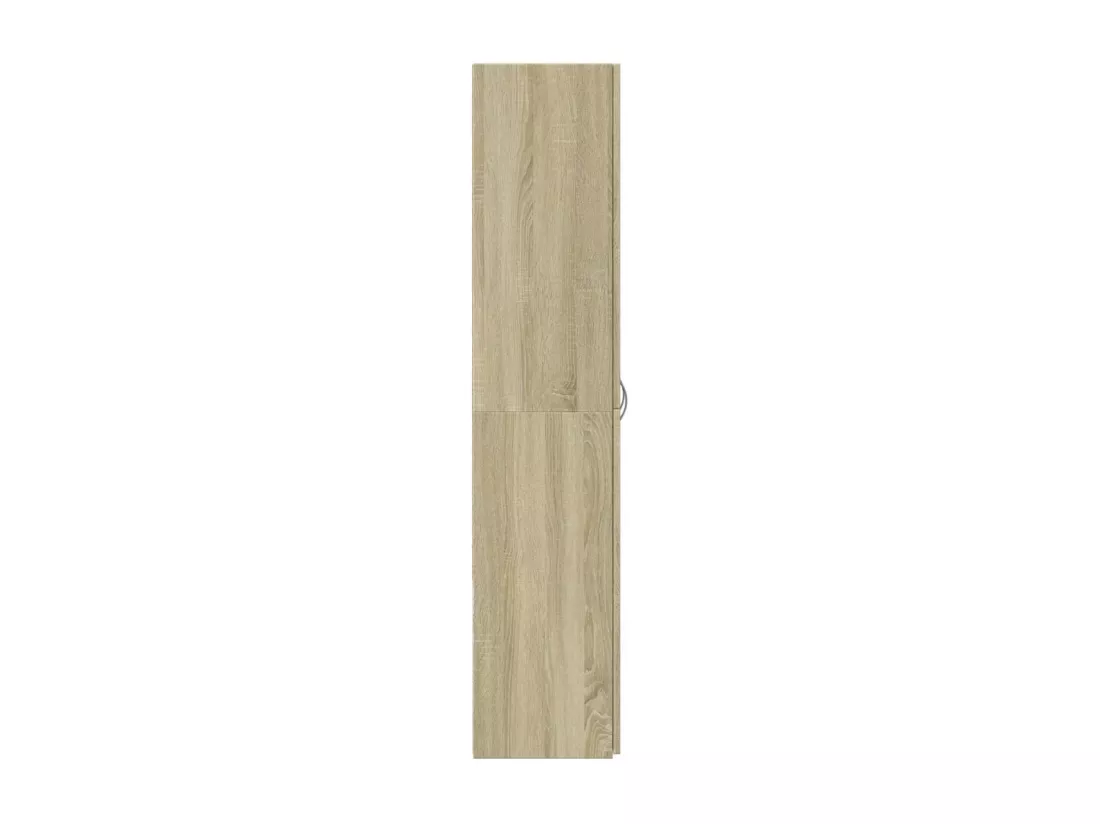 Armoire de classement chêne sonoma 60x32x153 cm bois ingénierie