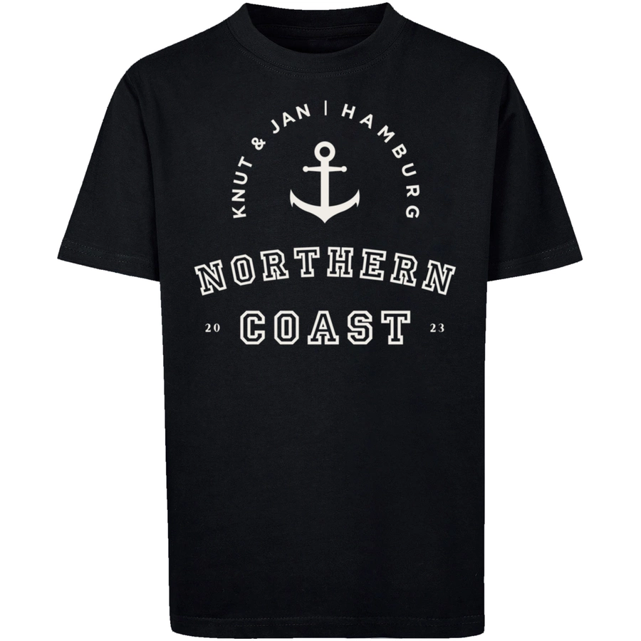 F4NT4STIC T-Shirt Northern Coast Knut & Jan Hamburg schwarz