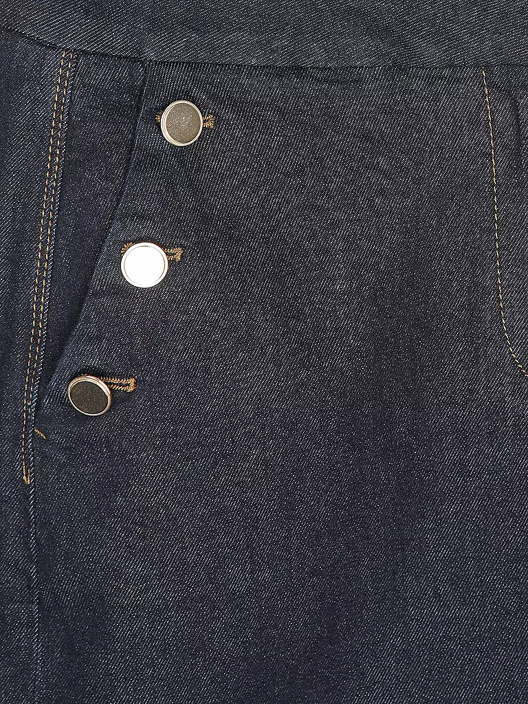 COMMA Jeansrock dunkelblau