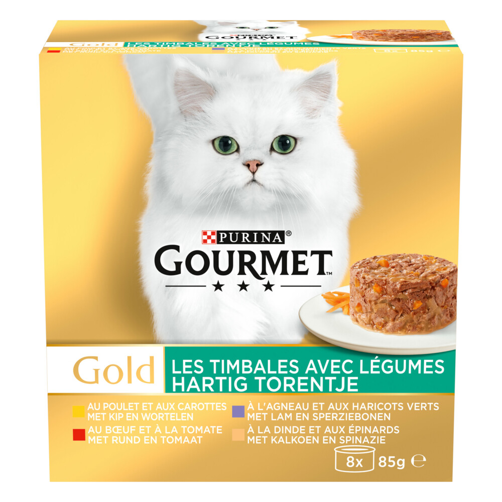 Gourmet Gold Hartig Torentje 8 x 85 gr