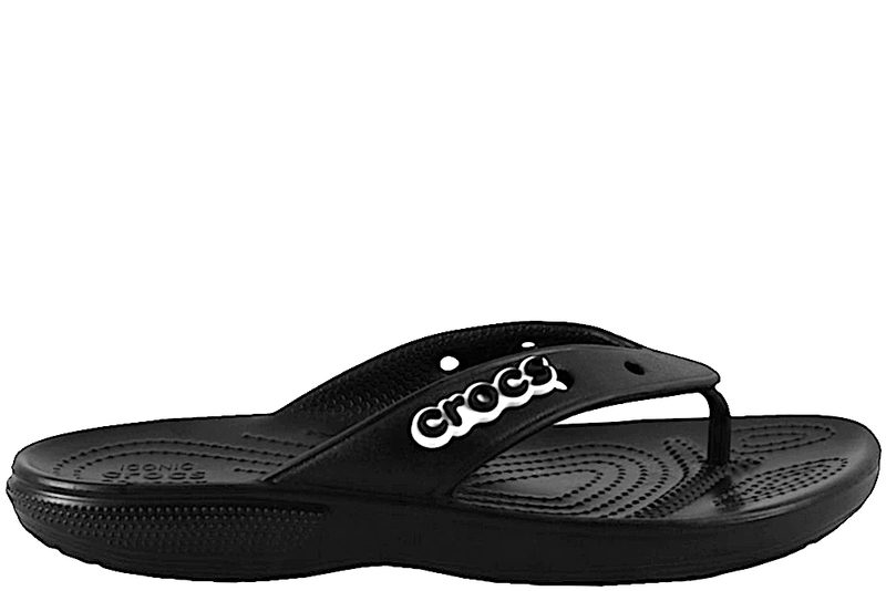 CROCS CLASSIC FLIP BLACK SLIPPERS