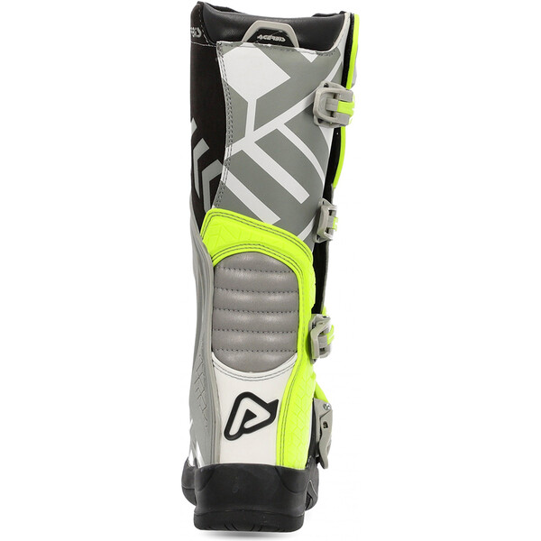 Acerbis - Bottes X-Team Gris / Jaune fluo