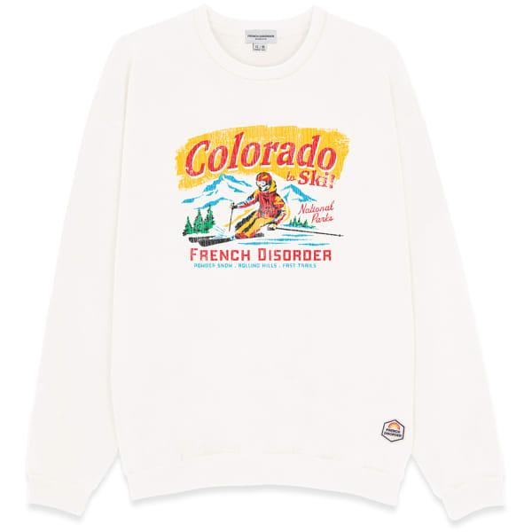Sweatshirt FRENCH DISORDER DYLAN WASHED COLORADO OFF WHITE