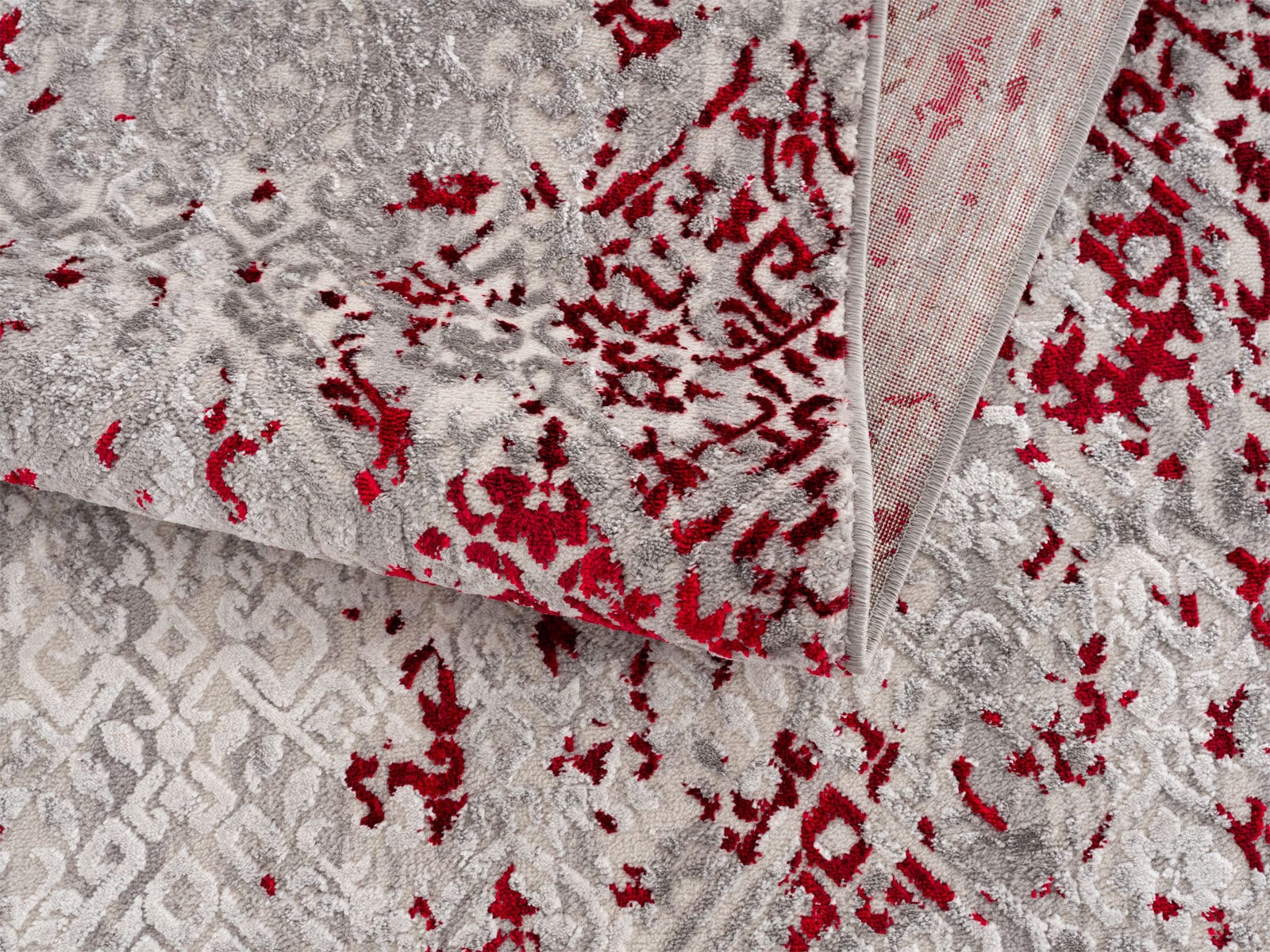 Teppich ANTEA 160 x 230 cm rot/beige