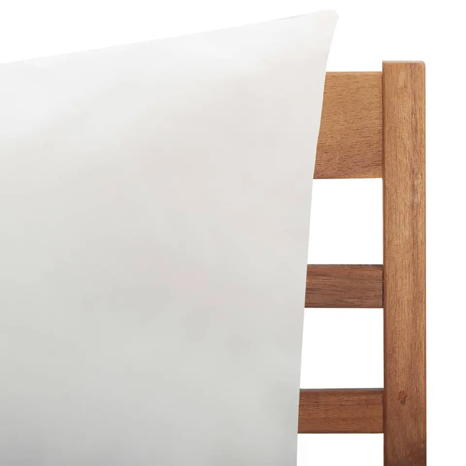 vidaXL - Tuinbank Set - Wit - Hout