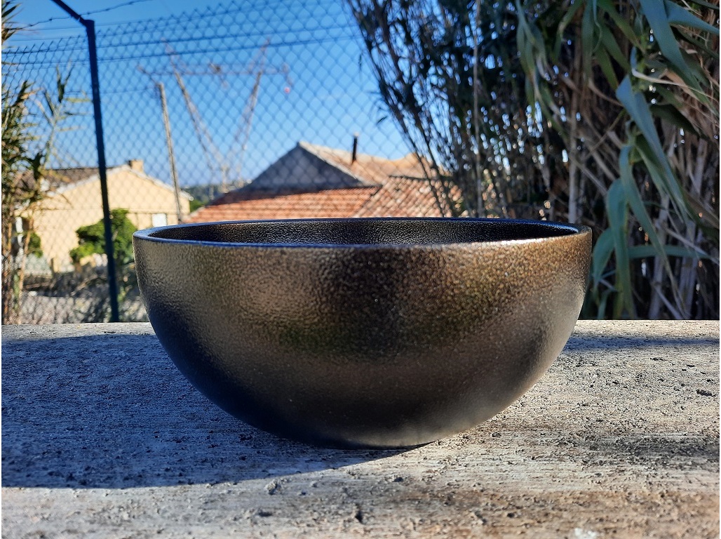 TAÇA BUD IN&OUT BRONZE 20X9 CM