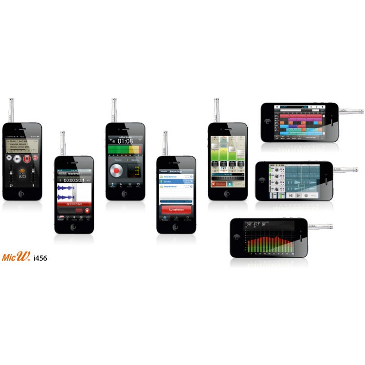MicW i456 cardioide opnamemicrofoon voor iPad, iPhone en iTouch