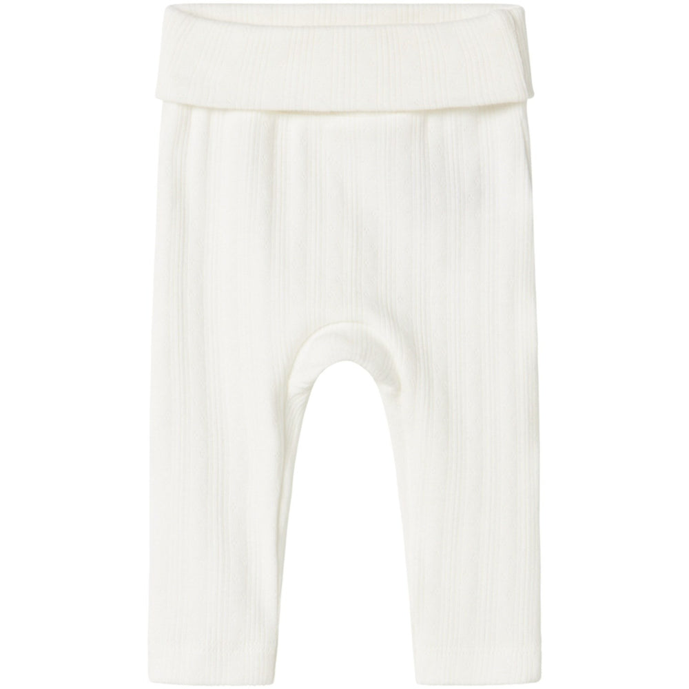 Køb MarMar New Born Modal Pointelle Gentle White Piva Bukser