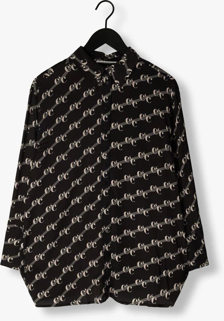 CO\\'COUTURE zwarte co'couture blouse logo oversized shirt