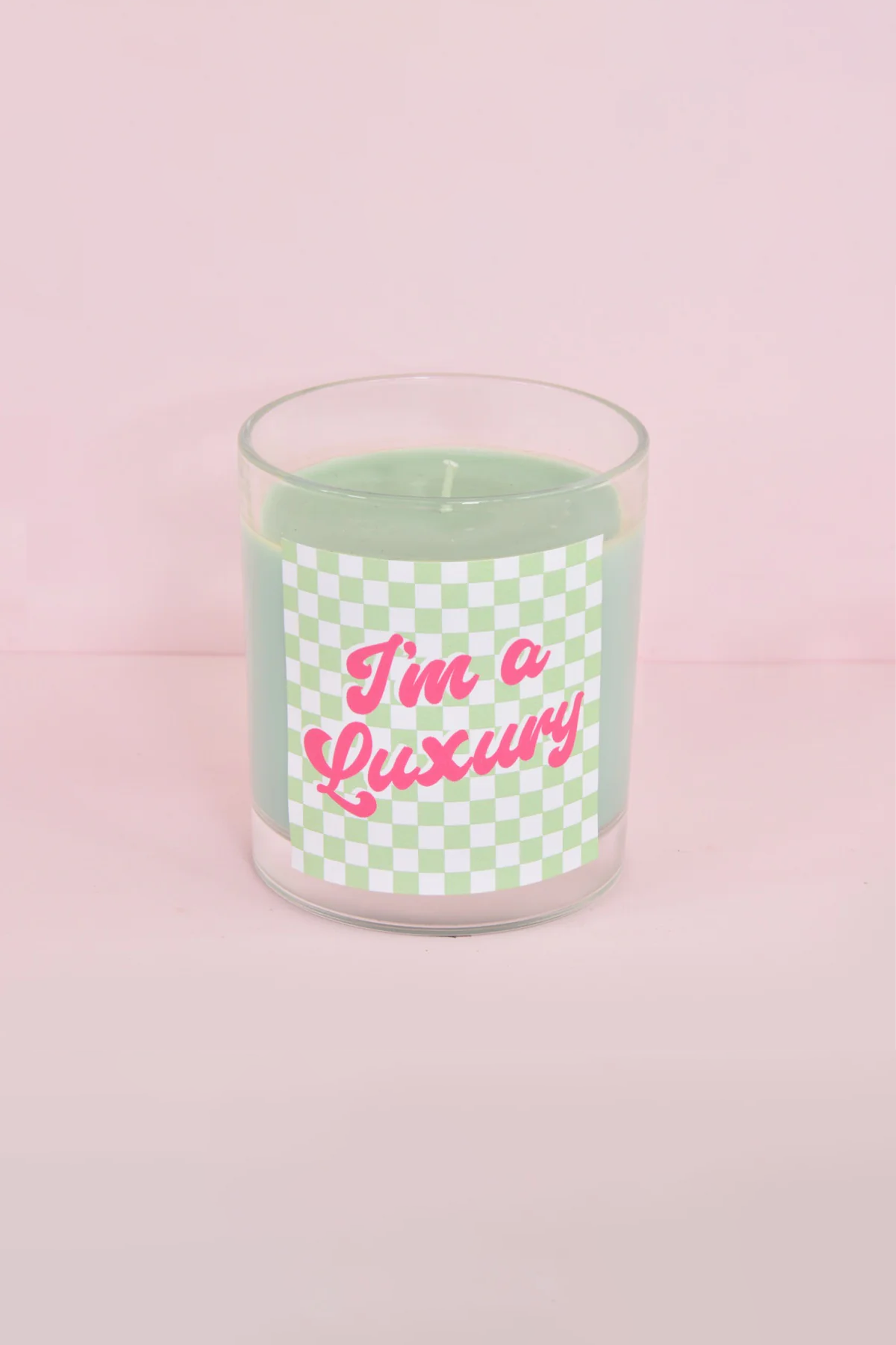 FLAMINGO CANDLES Bougie VANILLA LEMON GOJI BERRY I AM A LUXURY CANDLE Vert