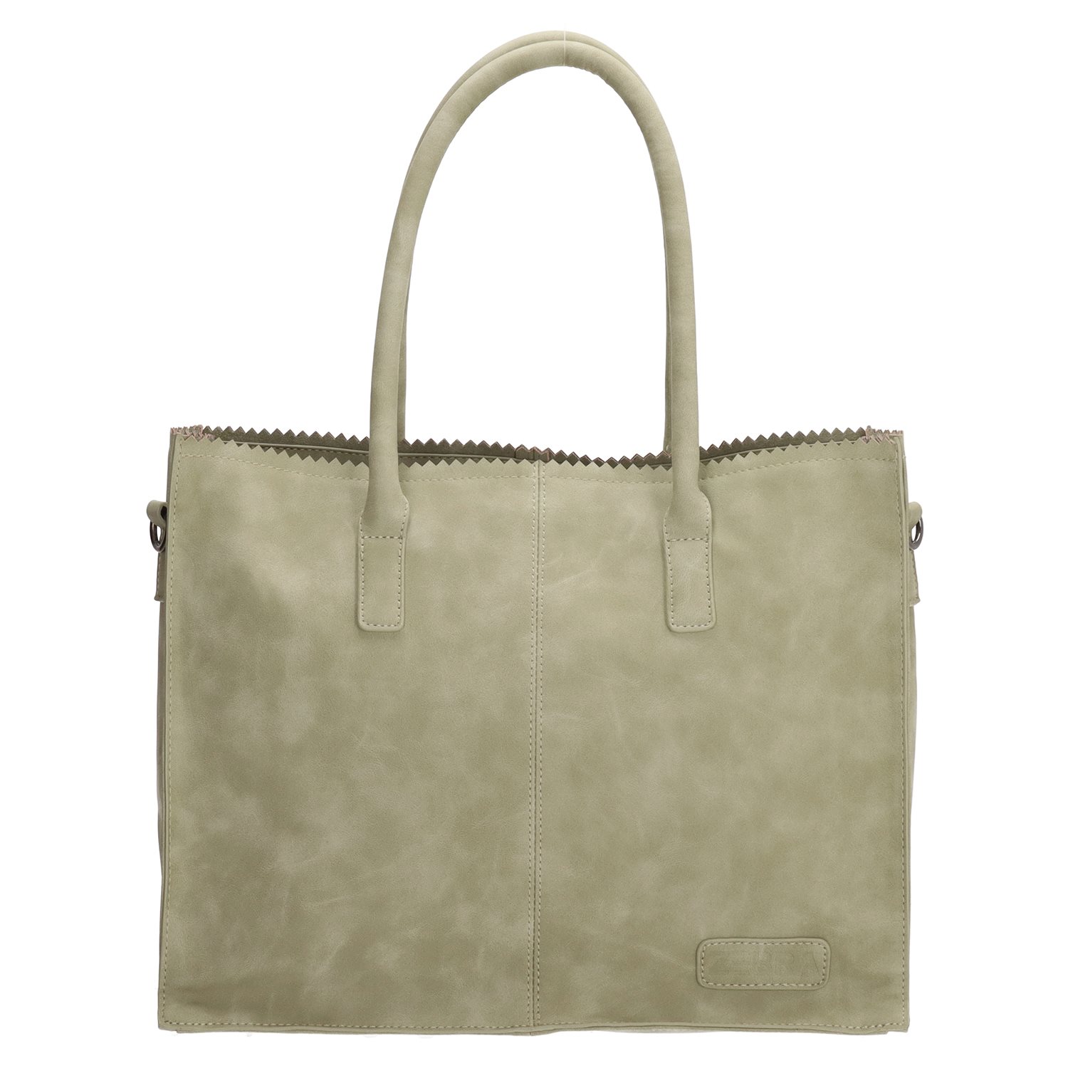 Zebra Trends Natural Bag Lisa Shopper groen
