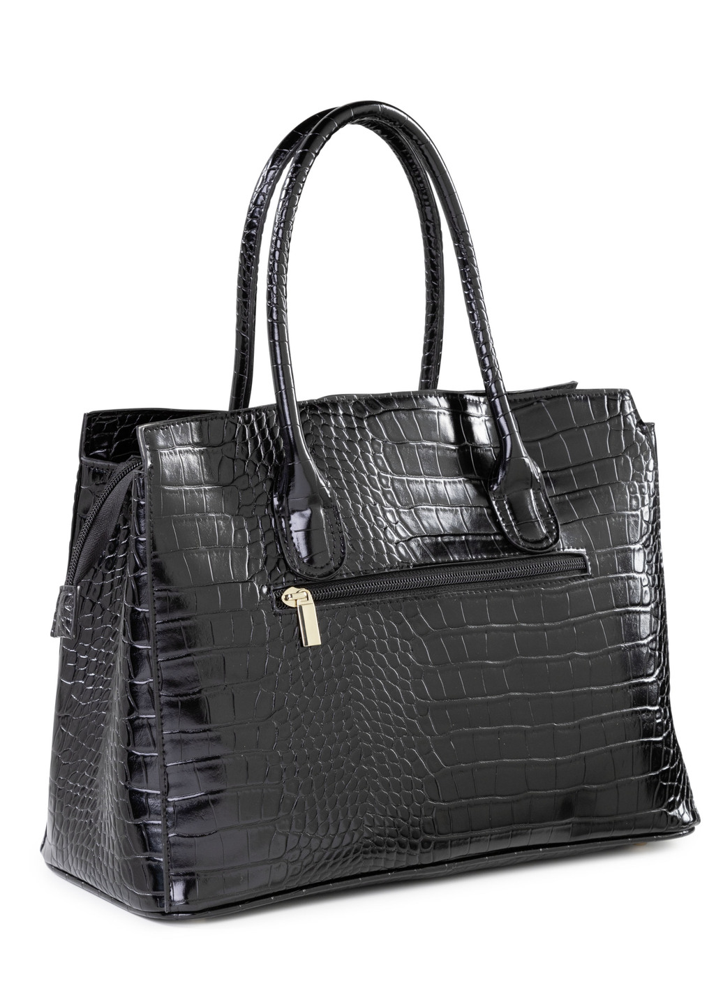 Tasche aus krokogeprägtem Synthetik