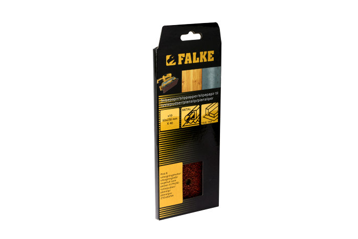 Falke slibepapir til rystepudser korn 40 10 stk.