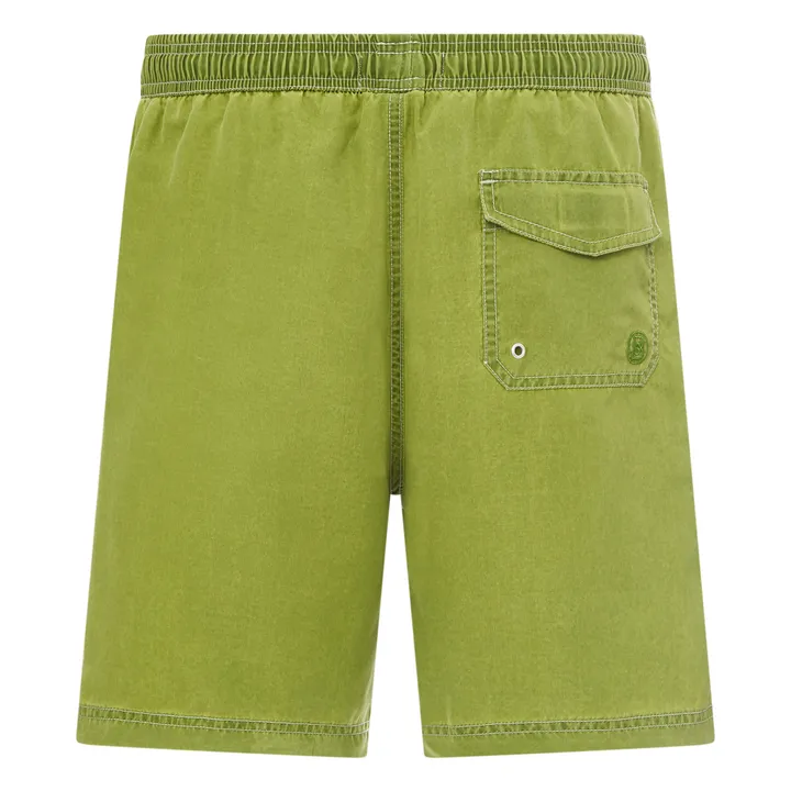 SMALLABLE BASICS Short De Bain Homme Délavé | Vert kaki