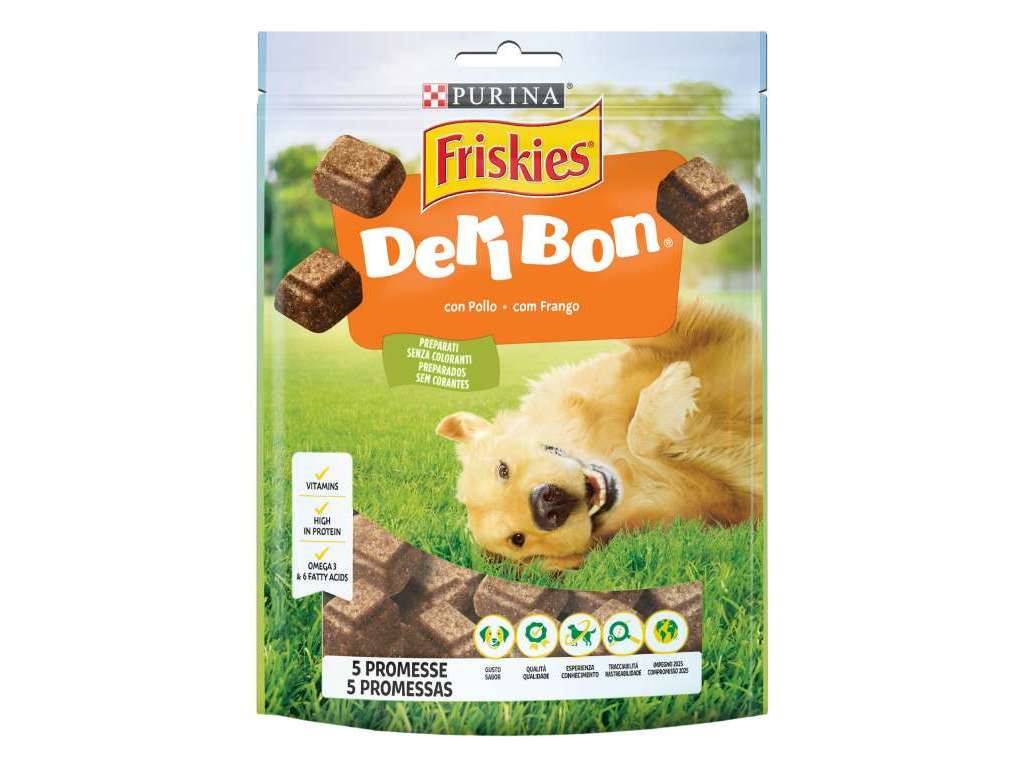 SNACKS PARA CÃO FRISKIES DELIBON FRANGO 130G