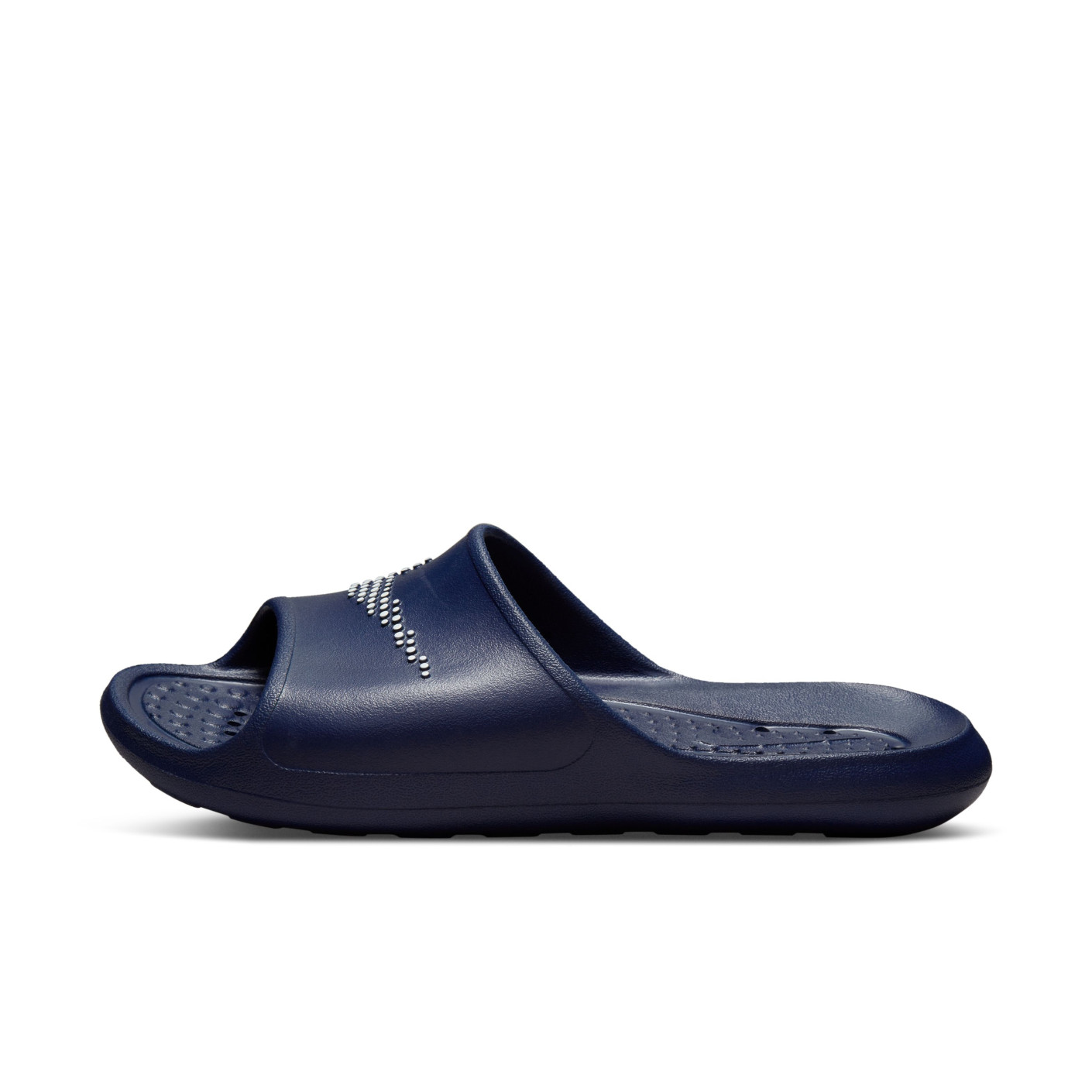 Nike Victori One Douche Slippers Donkerblauw Wit