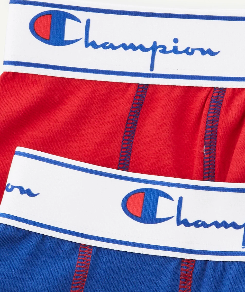 CHAMPIONLES 2 BOXERS ROUGES ET BLEUS