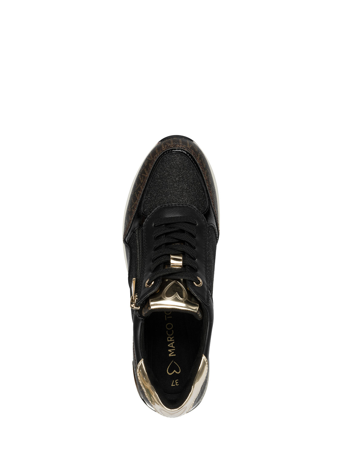Marco Tozzi Gold Emblem Sneakers