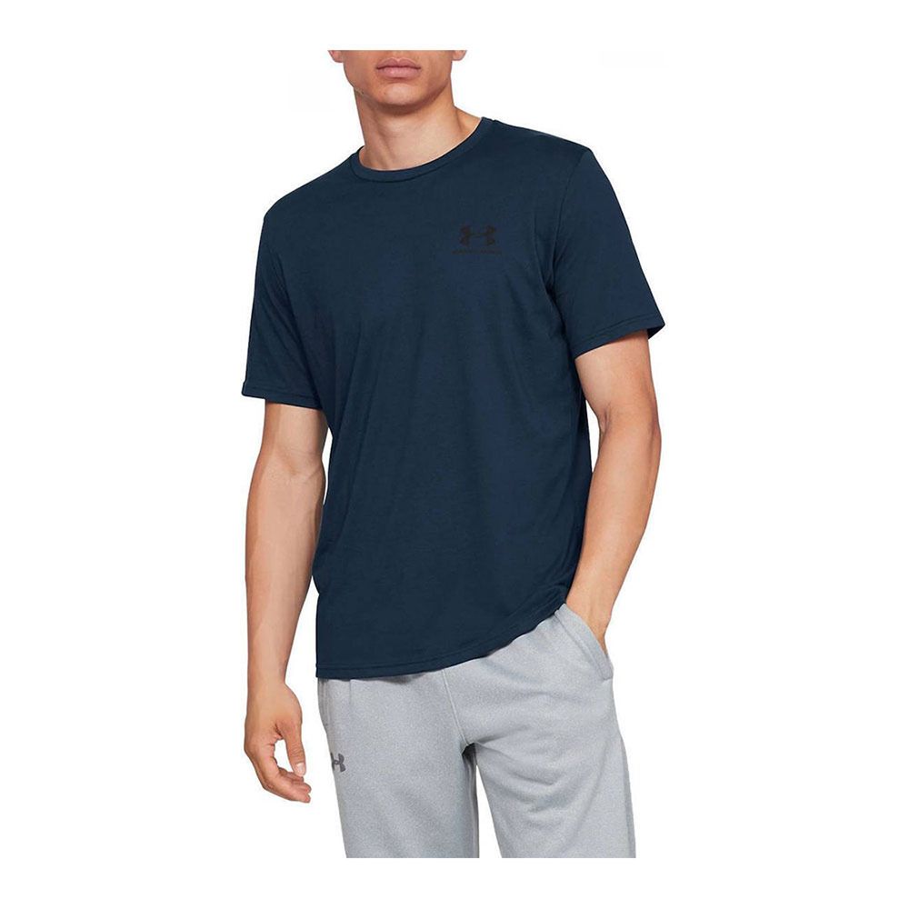 Under Armour SPORTSTYLE LC - Tee-shirt Homme marine