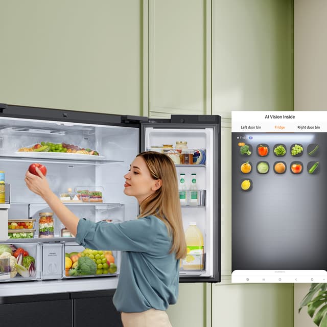 Samsung fransk dør kølefryseskab RF65DG9H0ESREF