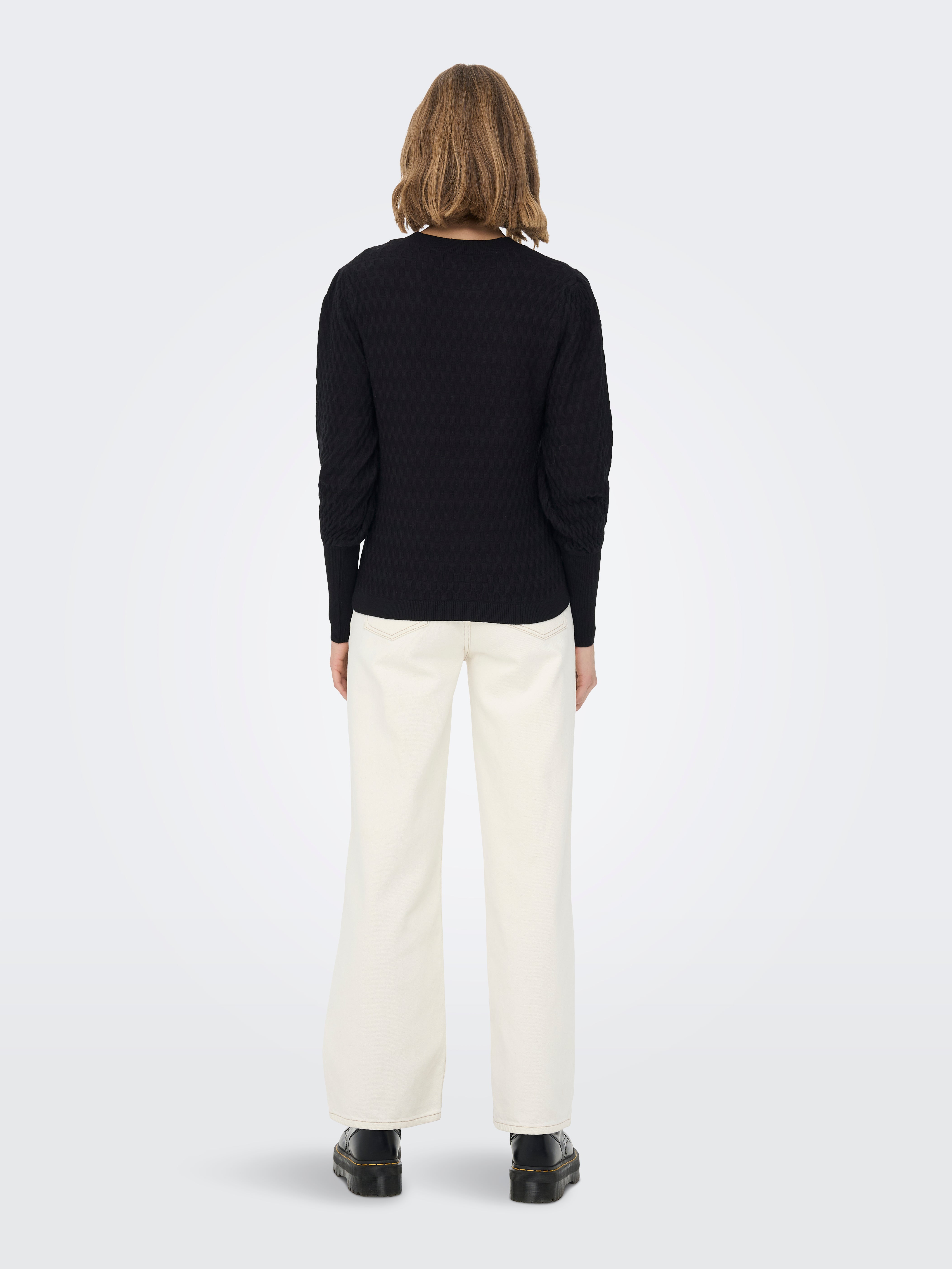 ONLFAYE Strickpullover Black