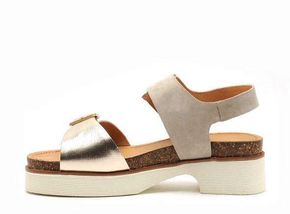 Fugitive nu pieds plats femme midor kaki