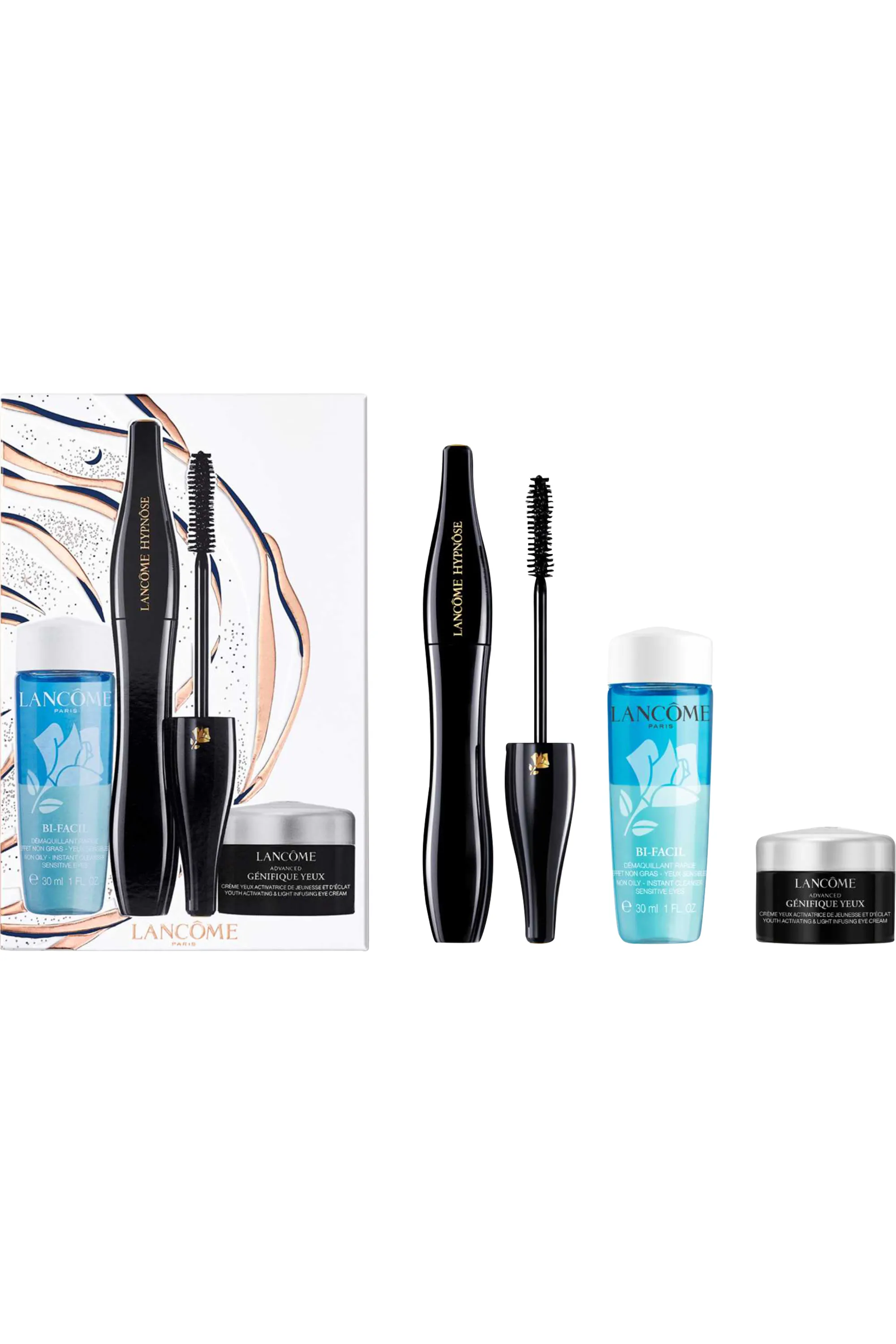 Lancôme Coffret mascara Hypnôse & crème yeux + mini démaquillant offert