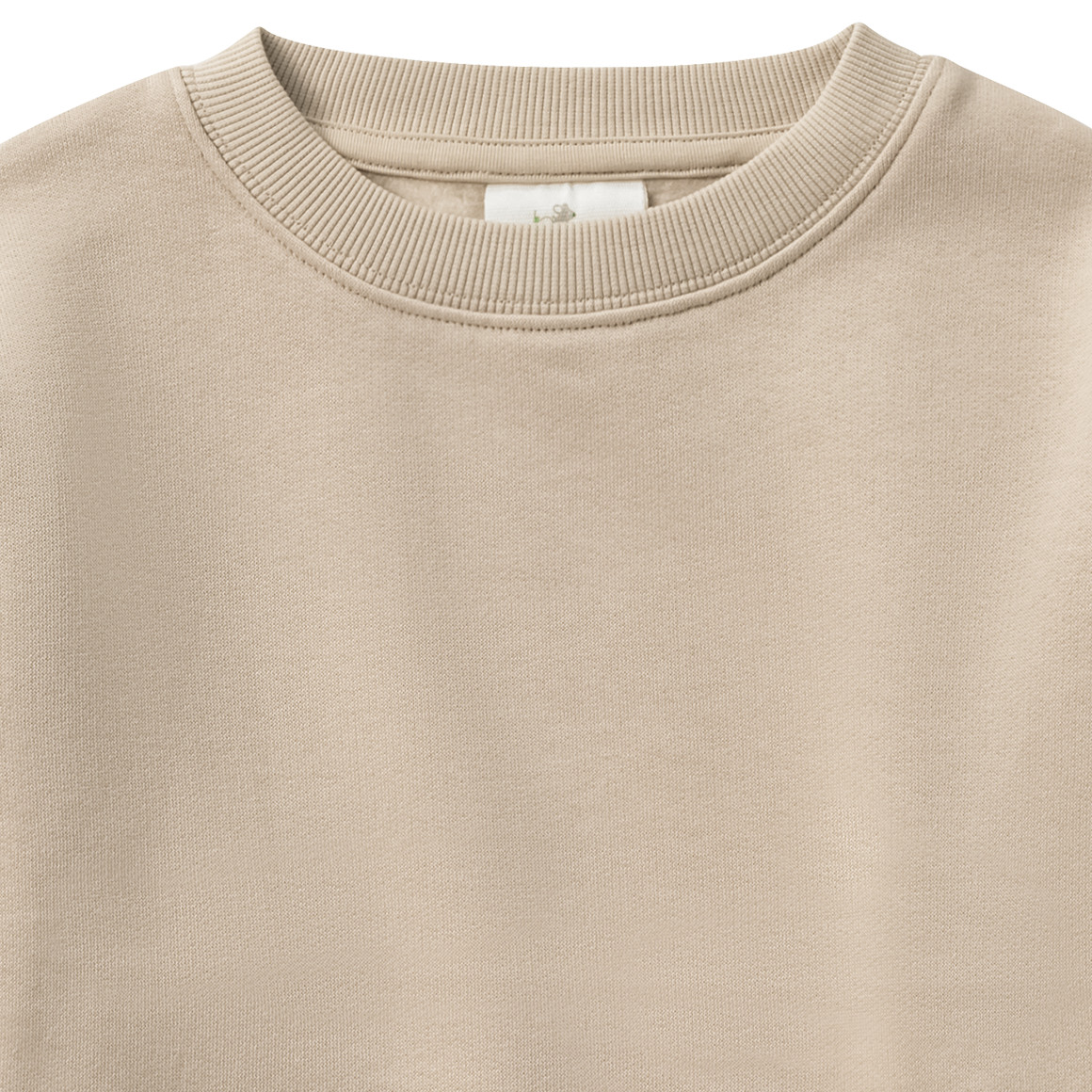 Topolino Pure Collection Jungen Sweatshirt mit Kängurutasche hellbeige