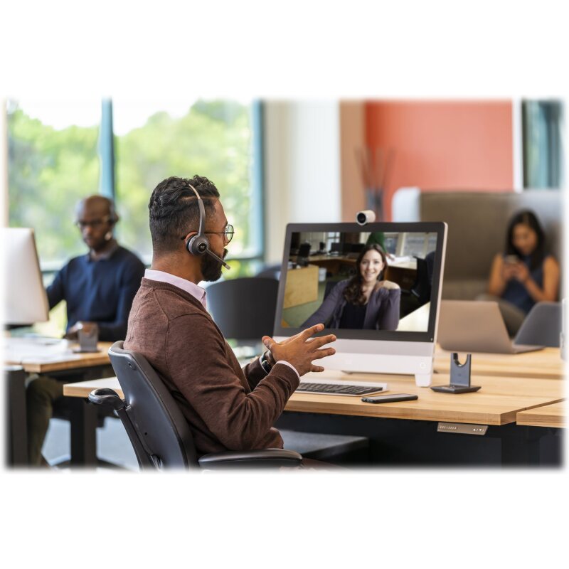 Cisco 561 Casque Sans fil Arceau Bureau/Centre d'appels USB Type-A Bluetooth Noir, Gris