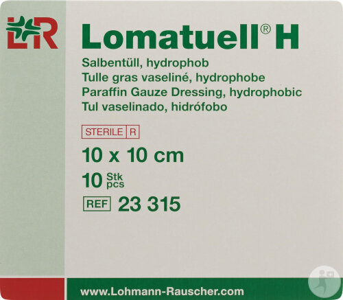 Lohmann & Rauscher Lomatuell H Compresse Stérile 10x10cm 10 Pièces (23315)