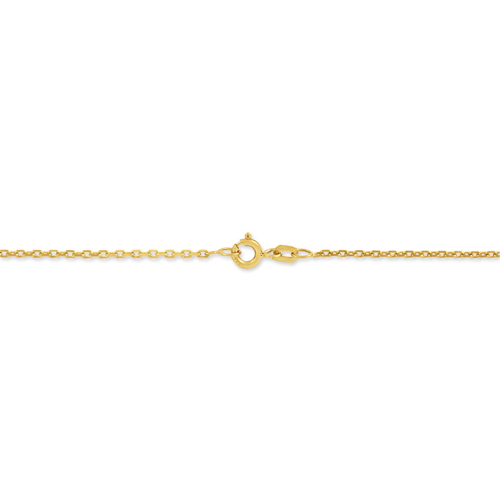 Chaîne Igoa Maille Forçat Diamantee Or Jaune