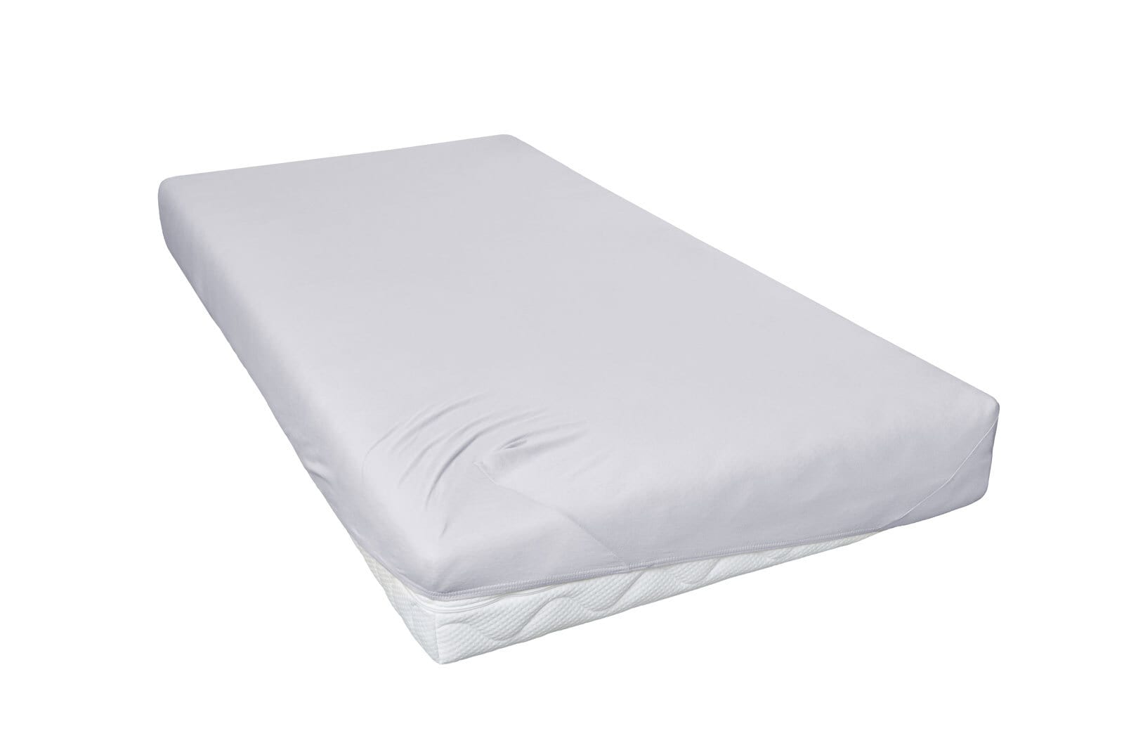 Vario Jersey-Spannbetttuch 90-100 x 200 cm hellgrau