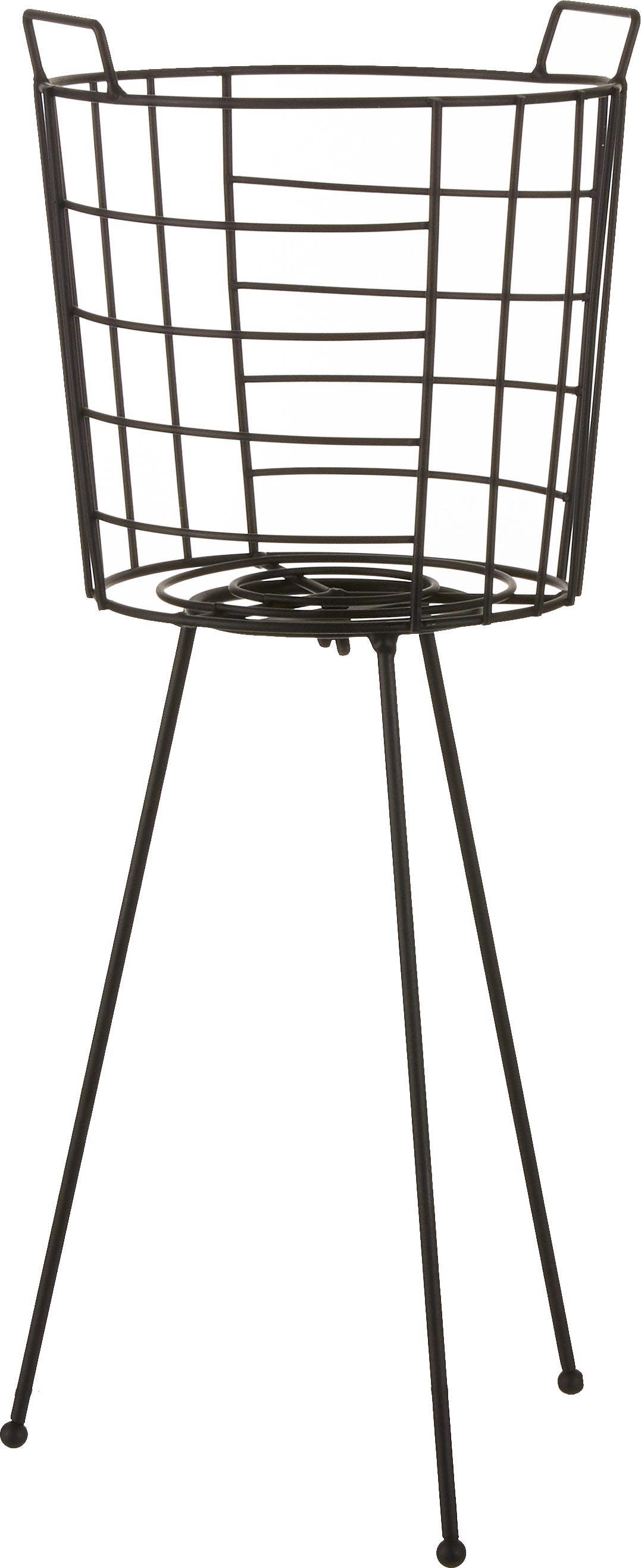 Mica Decorations plantenstandaard Midar zwart D 19 H 50 cm