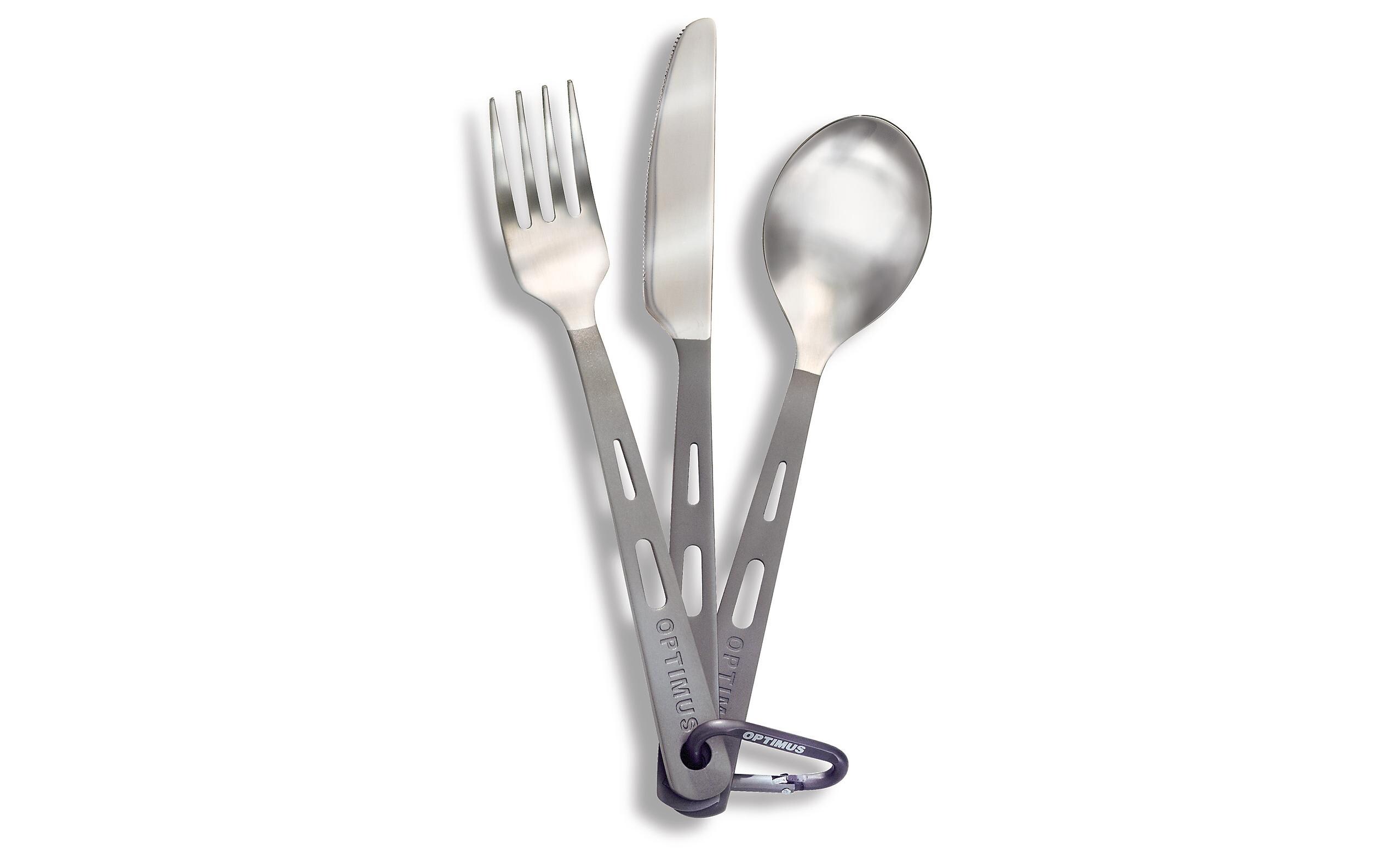 Outdoor-Besteck-Set TitanDreiteiliges Besteckset