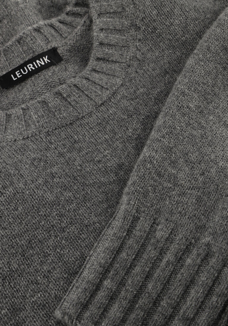 grijze leurink knit trui rifredo o-neck