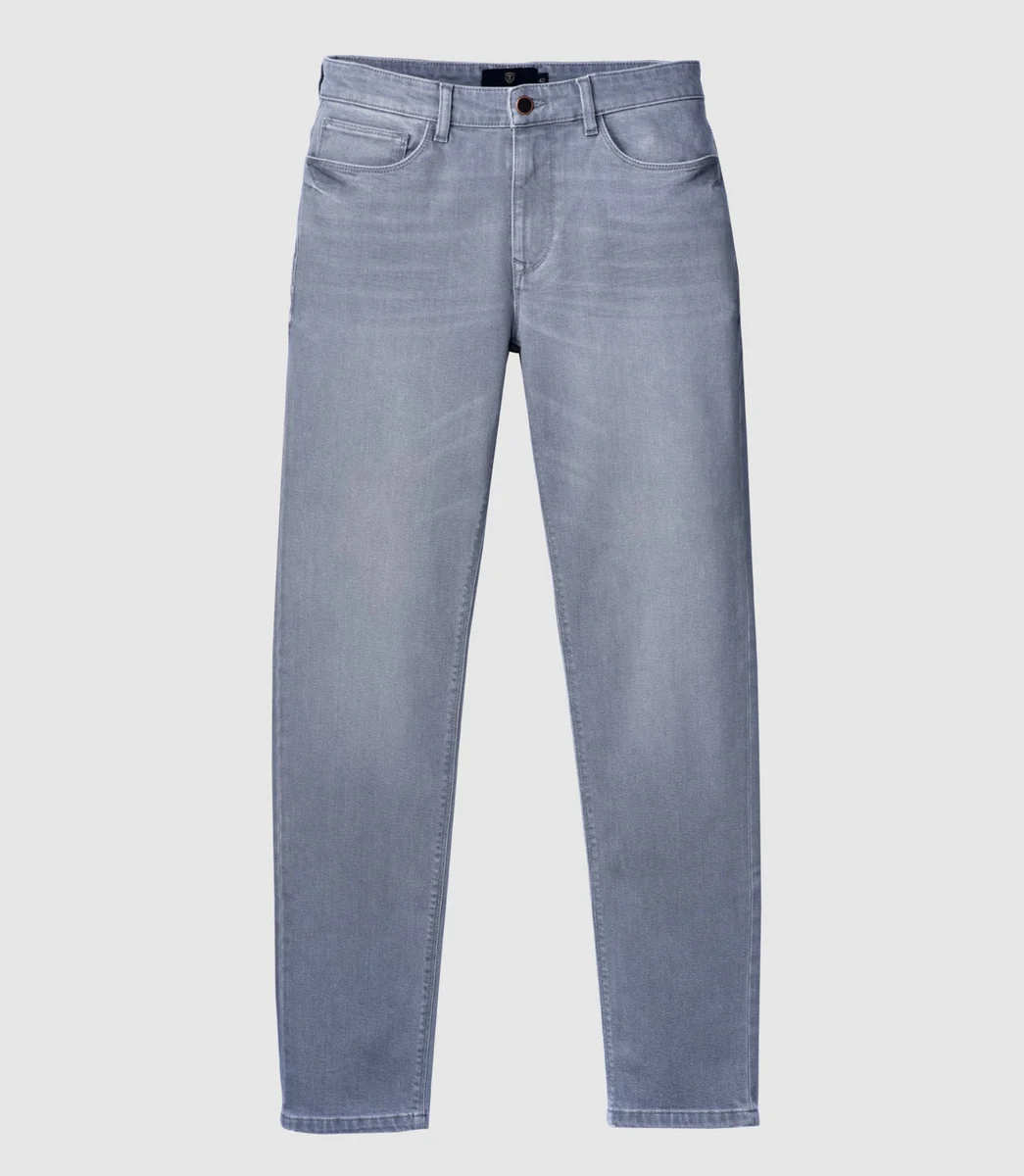 Jean straight gris clair 